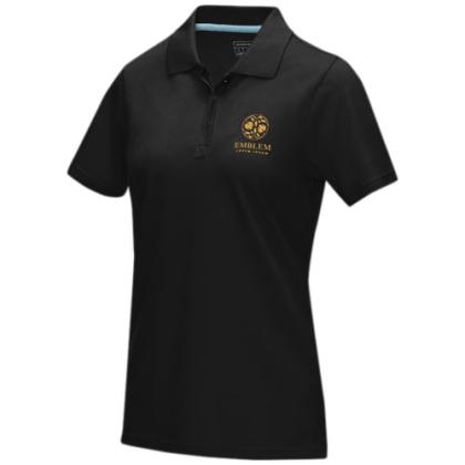 Graphite short sleeve women’s organic polo