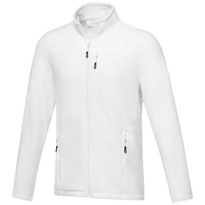 Amber men's GRS recycled full zip fleece jacket
