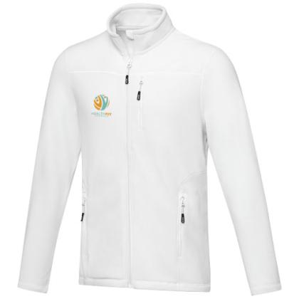 Amber men's GRS recycled full zip fleece jacket