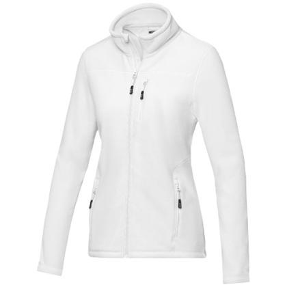 Amber women's GRS recycled full zip fleece jacket