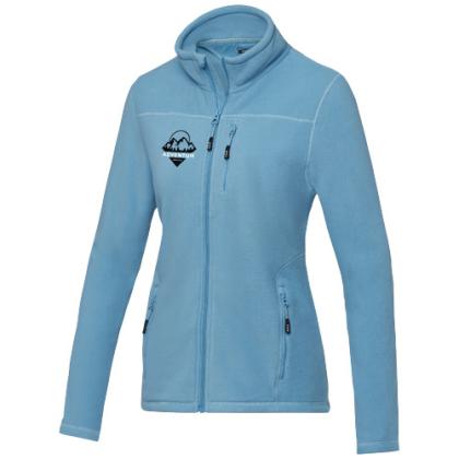 Amber women's GRS recycled full zip fleece jacket