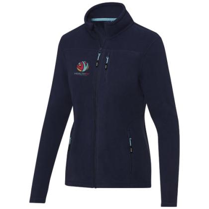 Amber women's GRS recycled full zip fleece jacket