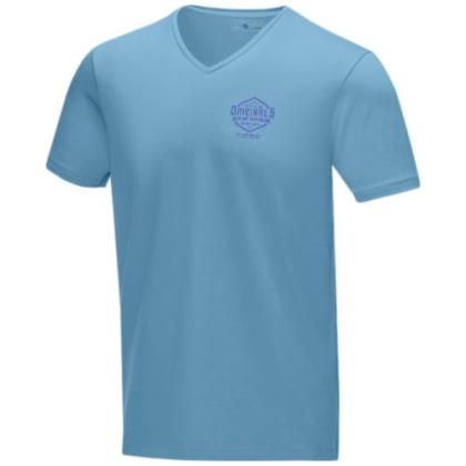 Kawartha short sleeve men's organic V-neck t-shirt