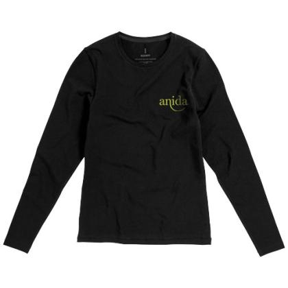 Ponoka long sleeve women's organic t-shirt