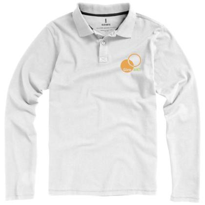 Oakville long sleeve men's polo