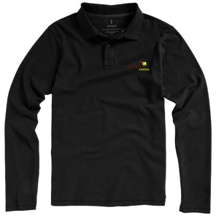 Oakville long sleeve men's polo