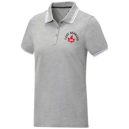 Amarago short sleeve women's tipping polo