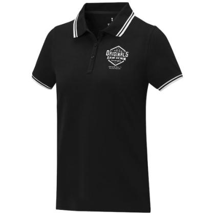 Amarago short sleeve women's tipping polo