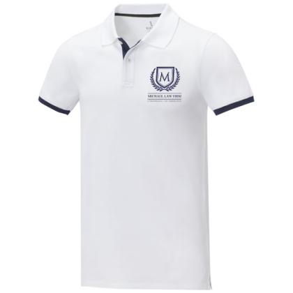 Morgan short sleeve men's duotone polo