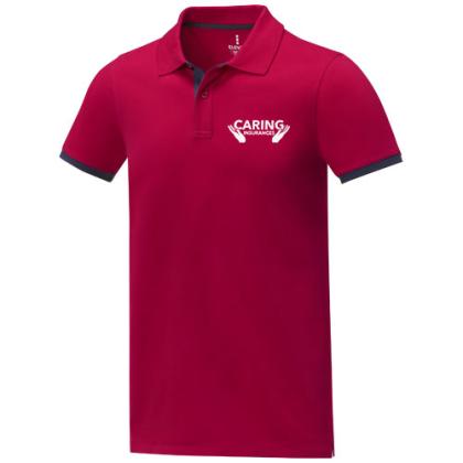 Morgan short sleeve men's duotone polo