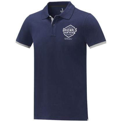 Morgan short sleeve men's duotone polo