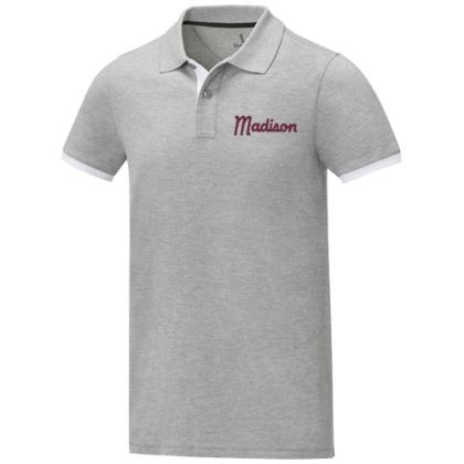 Morgan short sleeve men's duotone polo