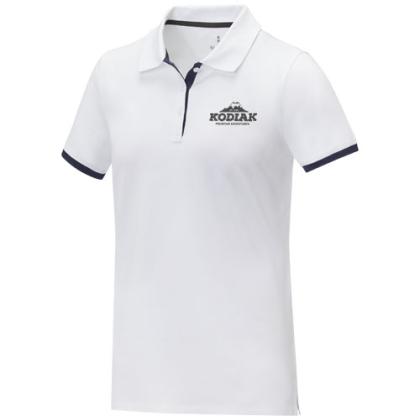 Morgan short sleeve women's duotone polo