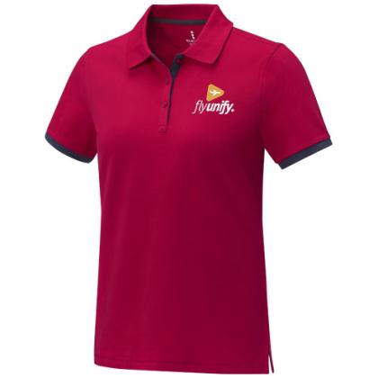 Morgan short sleeve women's duotone polo