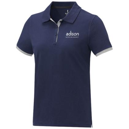 Morgan short sleeve women's duotone polo