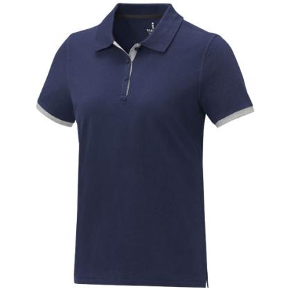 Morgan short sleeve women's duotone polo