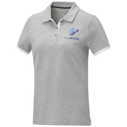Morgan short sleeve women's duotone polo