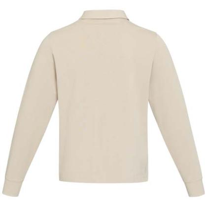 Clyde unisex organic rugby polo sweatshirt