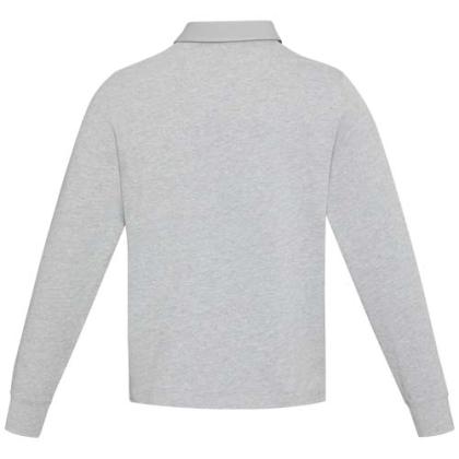 Clyde unisex organic rugby polo sweatshirt