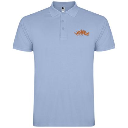 Star short sleeve kids polo