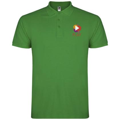 Star short sleeve kids polo