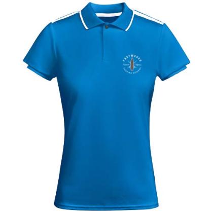 Tamil short sleeve women's sports polo