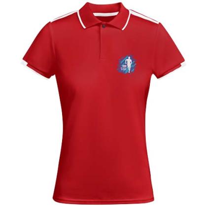 Tamil short sleeve women's sports polo