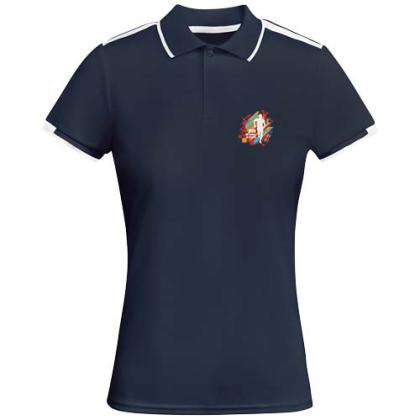 Tamil short sleeve women's sports polo