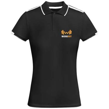 Tamil short sleeve women's sports polo
