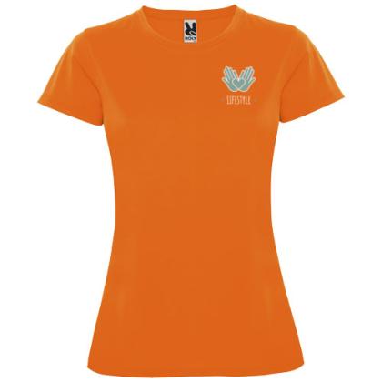 Montecarlo short sleeve women's sports t-shirt