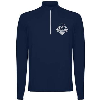 Estambul long sleeve men's half zip sweatshirt