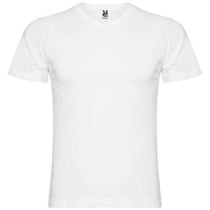 Samoyedo short sleeve men's v-neck t-shirt