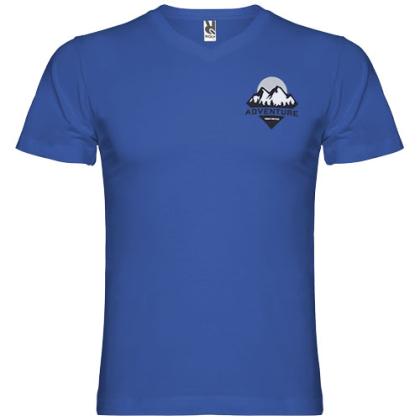 Samoyedo short sleeve men's v-neck t-shirt
