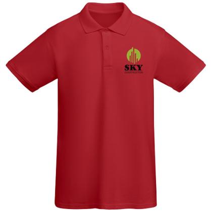 Prince organic cotton short sleeve men's polo