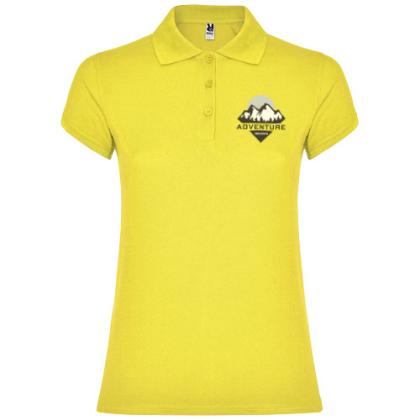 Star short sleeve women's polo