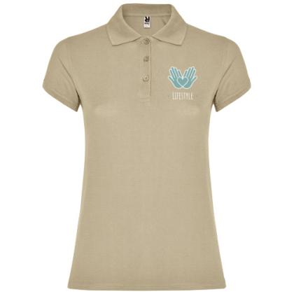 Star short sleeve women's polo