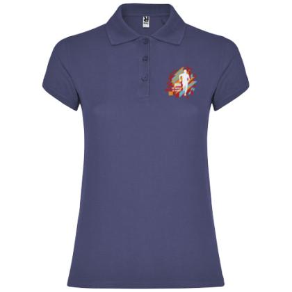 Star short sleeve women's polo