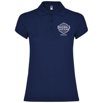 Star short sleeve women's polo