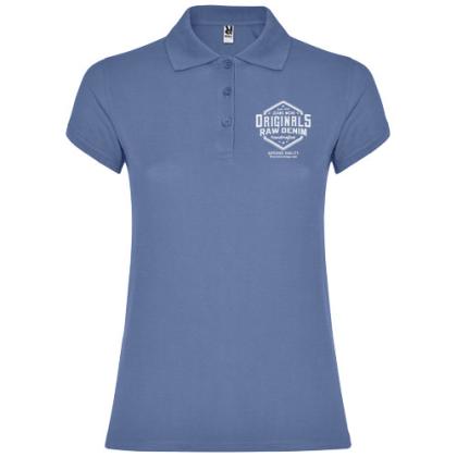 Star short sleeve women's polo
