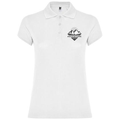 Star short sleeve women's polo