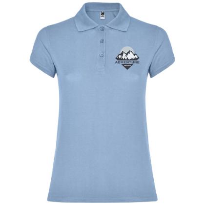 Star short sleeve women's polo