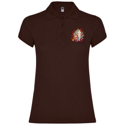Star short sleeve women's polo