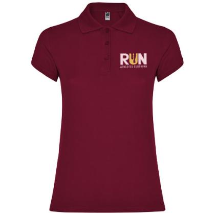 Star short sleeve women's polo