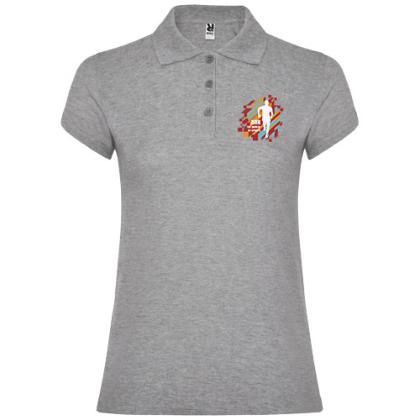 Star short sleeve women's polo