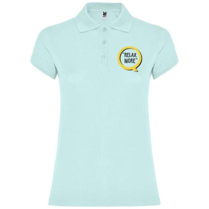 Star short sleeve women's polo