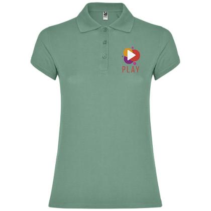 Star short sleeve women's polo
