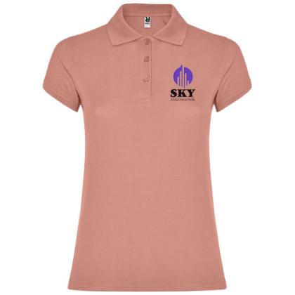 Star short sleeve women's polo