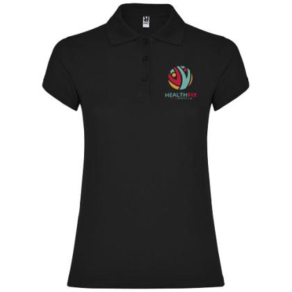 Star short sleeve women's polo