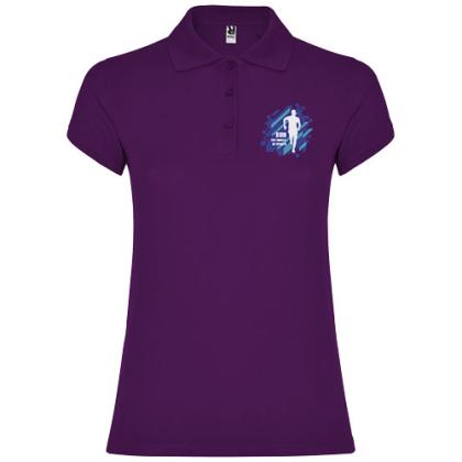 Star short sleeve women's polo
