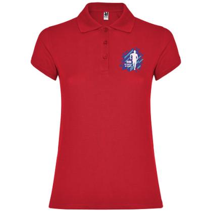 Star short sleeve women's polo